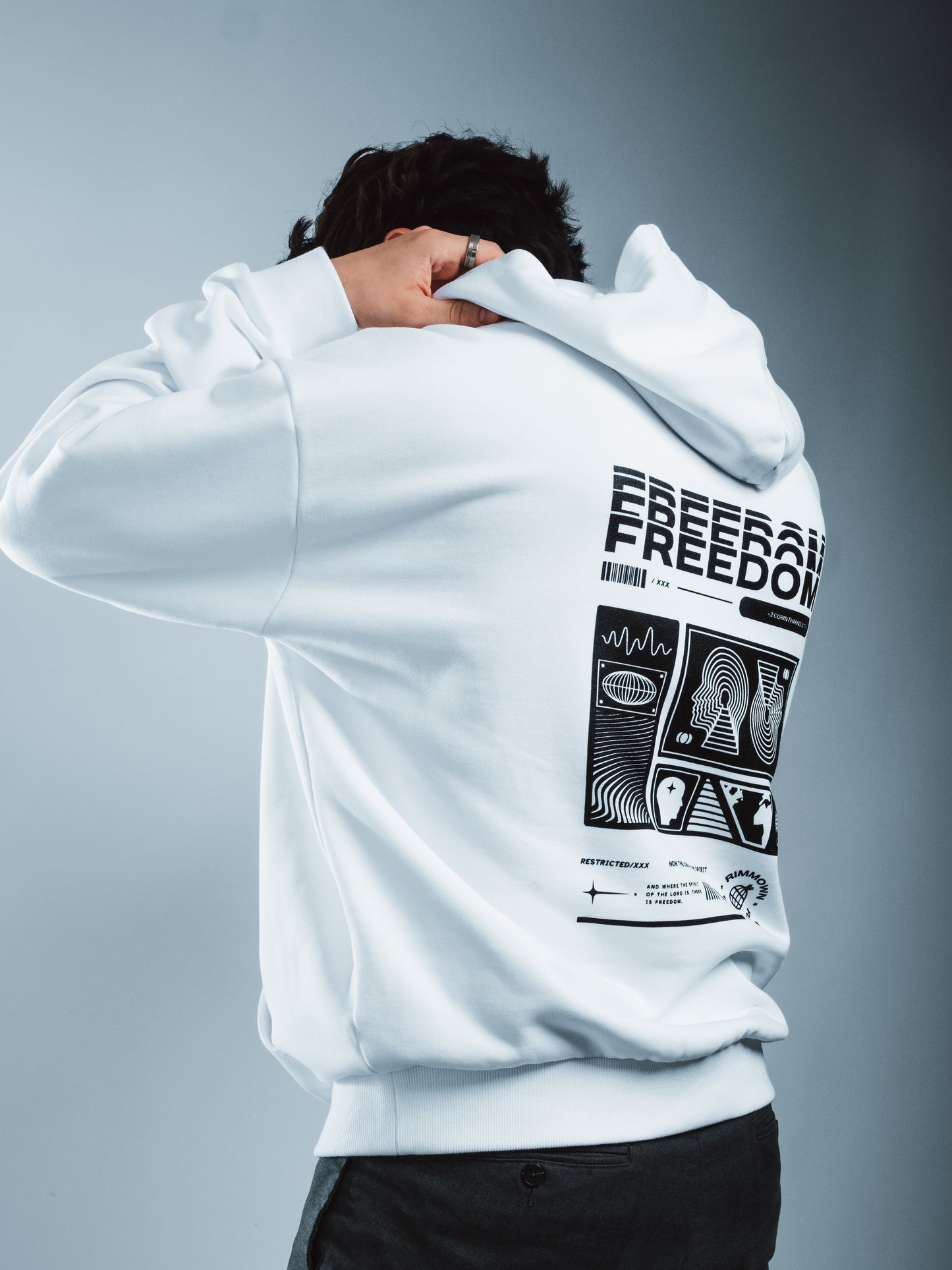 FREEDOM - Boxy hoodie